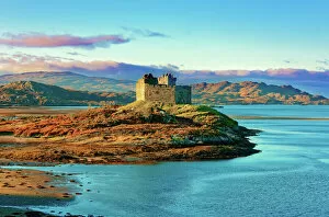 Ruin Gallery: Castle Tioram on the coastal island Eilean Tioram where River Shiel and Loch Moidart meet