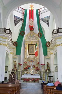 Seated Gallery: Cathedral of Our Lady of Guadalupe, Puerto Vallarta, Jalisco State, Mexico, North America