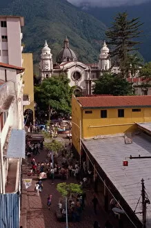 Street Scenes Collection: Cathedral, Merida, Andes, Venezuela, South America
