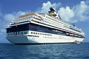 Celebrity Cruises Liner ship in the Caribbean