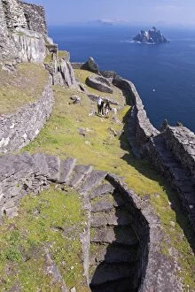 Old Ruins Collection: Celtic Monastery, Skellig Michael, UNESCO World Heritage Site, County Kerry