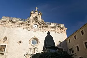Court Yard Gallery: Central courtyard of the Monastery of Nostra Senyora de Lluc, Lluc, Mallorca