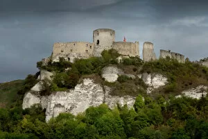 Fortification Collection: Chateau Gaillard, Les Andelys, Eure, Normandy, France, Europe