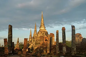 The three Chedis of the old Royal Palace, Wat Phra Si Sanphet, Ayutthaya Historical Park The three Chedis of the old Royal Palace, Wat Phra Si Sanphet, Ayutthaya Historical Park