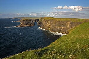 Munster Collection: Cliffs near Kilkee, Loop Head, County Clare, Munster, Republic of Ireland, Europe