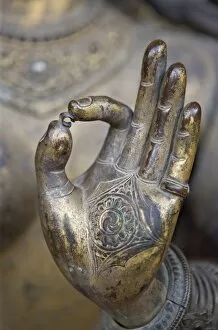 Court Yard Gallery: Close-up of the hand of Ganga