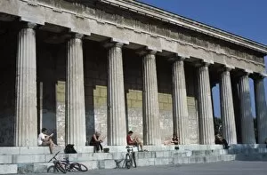 Seated Collection: Colonnade on the exterior of the Temple of Theseus, Volksgarten Park, Innere Stadt