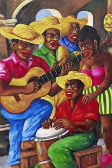 West Indian Collection: Cuban paintings, Havana, Cuba, West Indies, Central America