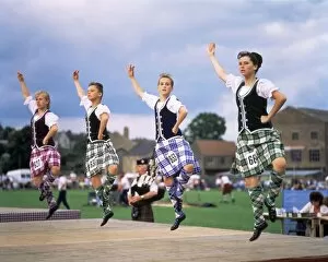 Four People Gallery: Dancers at the Highland Games