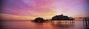 Sun Rise Gallery: The derelict West Pier, Brighton, East Sussex, Sussex, England, UK, Europe