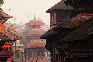 Pagoda Collection: Durbar Square, Kathmandu, Nepal, Asia