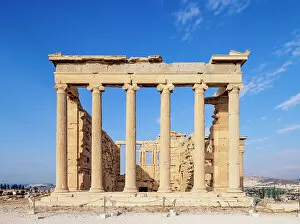 Athens Greece Collection: Erechtheion, east facade, Acropolis, UNESCO World Heritage Site, Athens, Attica, Greece, Europe