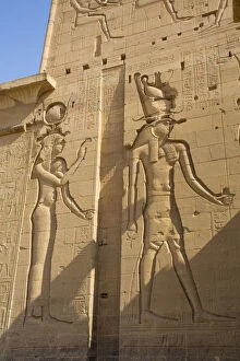 Tourist Attractions Gallery: The First Pylon, Temple of Isis, UNESCO World Heritage Site, Philae Island, Aswan, Nubia