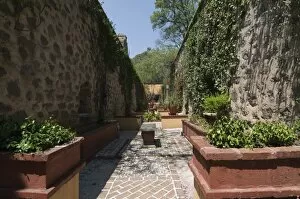 Court Yard Gallery: Gardens in Guanajuato, UNESCO World Heritage Site, Guanajuato State, Mexico