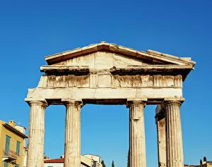 Athens Greece Collection: Gate of Athena Archegetis, Roman Forum, Athens, Attica, Greece, Europe