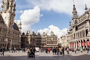 Brussels Collection: The Grand Place (Grote Markt), the central square of Brussels, UNESCO World Heritage Site