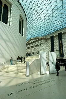 Stair Gallery: Great Court, the British Museum, London, England, United Kingdom, Europe