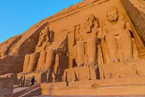 Tourist Attractions Collection: The Great Temple of Ramesses ll, Abu Simbel, UNESCO World Heritage Site, Egypt, North Africa, Africa