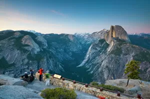 Four People Gallery: Half Dome from Glacier Point, Yosemite National Park, UNESCO World Heritage Site