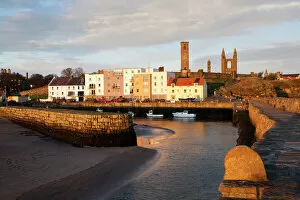 Wall Collection: The Harbour at dawn, St Andrews, Fife, Scotland