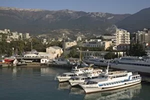 Crimea Collection: Harbour, Yalta, Crimea, Ukraine, Europe