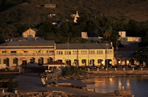 St Croix Gallery: Harbourfront at sunset, St
