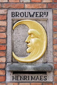 Belgium Collection: Henri Maes Belgian Beer, Brewery, old town, UNESCO World Heritage Site