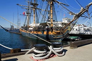 Dock Collection: HMS Surprise at the Maritime Museum, Embarcadero, San Diego, California