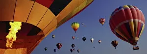 Flame Collection: Hot air balloon festival, Bristol, England, United Kingdom, Europe