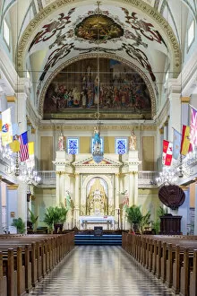 Decorative Collection: Interior of Saint Louis Cathedral, French Quarter, New Orleans, Louisiana, United States of America