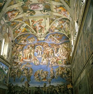 Intricate Gallery: Interior, Sistine Chapel