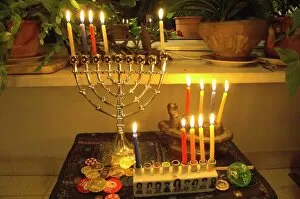 Candle Collection: Jewish festival of Hanukkah