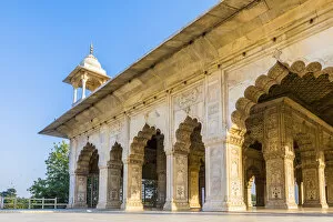 Indian Architecture Gallery: Khas Mahal in the Red Fort, UNESCO World Heritage Site, Old Delhi, India, Asia