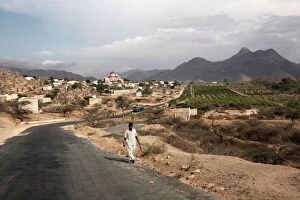 Stepping Collection: The landscape near the town of Agordat in western Eritrea, Africa