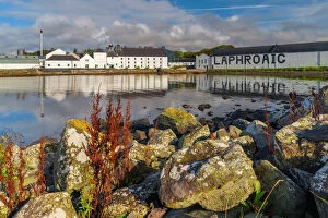 Food And Drink Collection: Laphroaig Whisky Distillery, Loch Laphroaig, Islay, Argyll and Bute, Scotland, United Kingdom