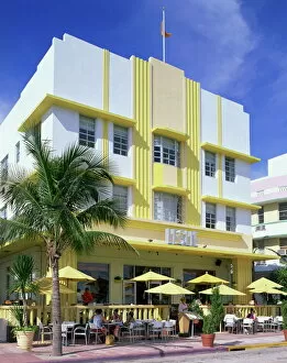 The Leslie Hotel, Ocean Drive, Art Deco District, Miami Beach, South Beach