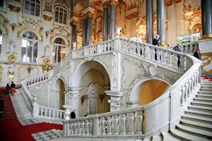 Manor Collection: The main staircase at the Winter Palace. St. Petersburg, Russia, Europe