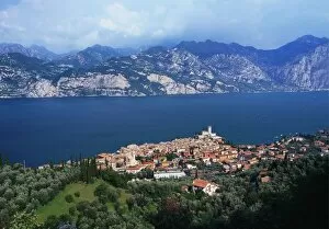 Lake Garda Collection: Malcesine on the Coast of Lake Garda, Veneto, Italy