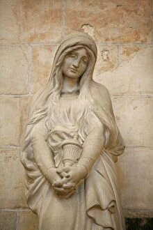 Female Likeness Gallery: Mary Magdalene statue in Vezelay Basilica, UNESCO World Heritage Site, Vezelay