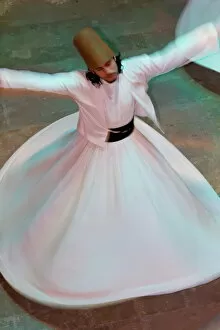 The Mevlevi, (Whirling Dervishes) performing the Sema (ceremony), Istanbul