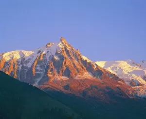 Craggy Collection: Mont Blanc range in the French Alps, near Chamonix, Haute-Savoie, France, Europe
