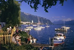 Men And Women Gallery: Montreux, Lake Geneva (Lac Leman)