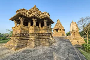 Tourist Attractions Gallery: Nandi and Visvanatha temples, Khajuraho Group of Monuments, UNESCO World Heritage Site