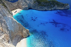Getting Away From It All Gallery: Navagio Beach and shipwreck at Smugglers Cove on the coast of Zakynthos, Ionian Islands