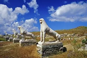 Seated Collection: Naxian lion statues