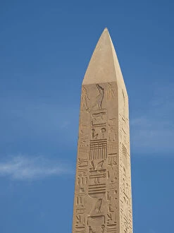 Ancient Egyptian Culture Collection: Obelisk of Thutmosis I, Karnak Temple Complex, comprises a vast mix of temples, pylons, and chapels