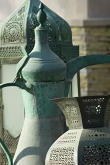 Motif Collection: Old Arabian coffee pot and jars