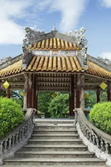 Pagoda Collection: A pagoda in the grounds of Imperial Citadel, Hue, UNESCO World Heritage Site, Vietnam, Indochina