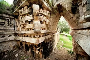Mayan Ruins Collection: Palace of Labna, Mayan ruins, Labna, Yucatan, Mexico, North America