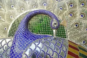 Motif Collection: Peacock sculpture
